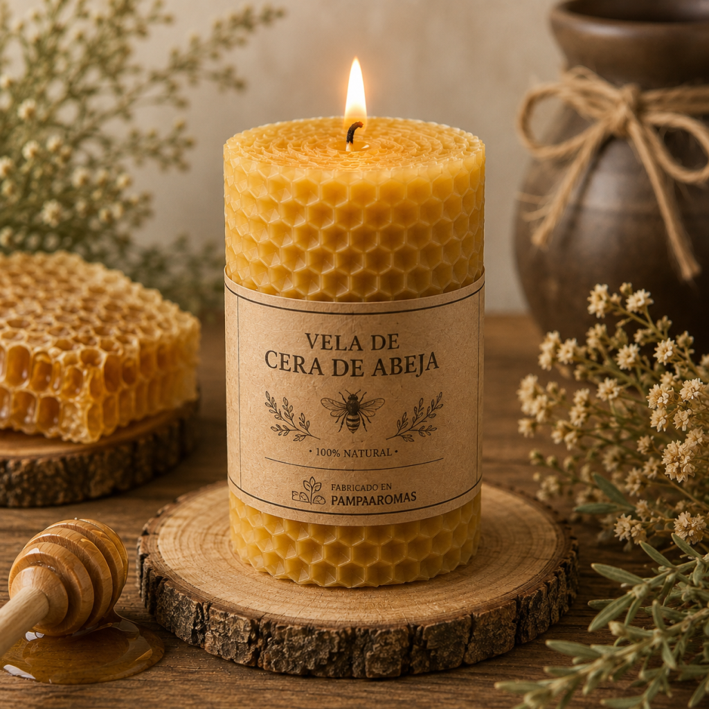 Vela de Cera de Abeja