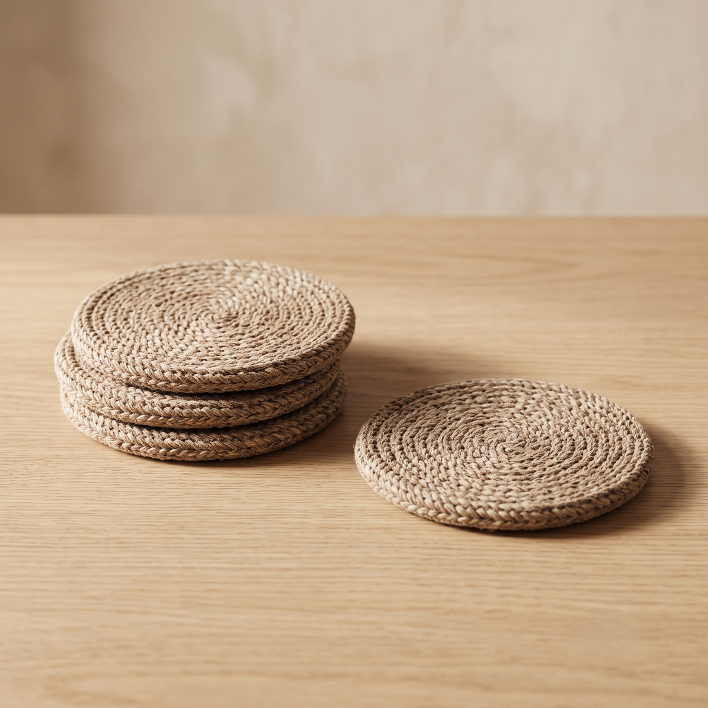 Set de Posavasos Textiles