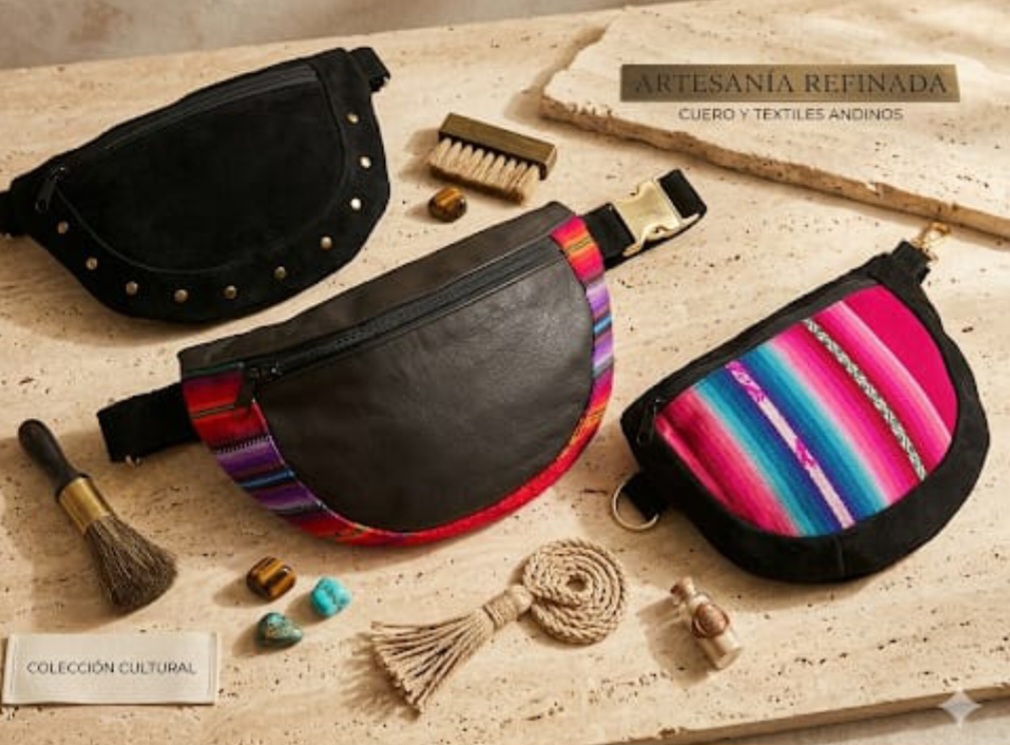 Artesanía Refinada – Cuero y Textiles Andinos